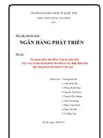 Nêu quan niệm, đặc điểm về dự án phát triển  lấy ví dụ về một dự án phát triển đầu tư xây dựng bệnh viện hiện đang được tiến hành ở việt nam 