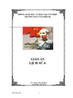 giáo án sử 6 cả năm chuẩn kiến thức chuẩn kỹ năng 2015 