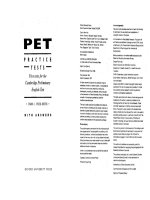 Pet  practice tests book
