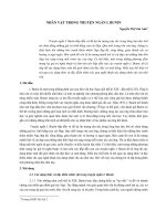 Nhân vật trong truyện ngắn i  bunin