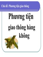 Bài giảng điện tử mầm non lớp Mầm đề tài Khám phá máy bay