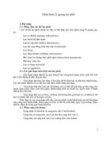 Chẩn đoán x quang lao phổi 