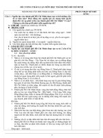 Đề cương thảo luận môn thành phố hồ chí minh