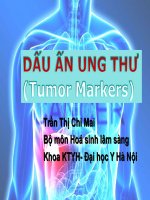 Bài giảng dấu ấn ung thư