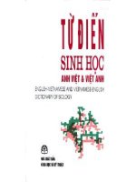Từ điển sinh học anh  việt, việt  anh