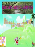 Bài giảng điện tử mầm non lớp Mầm đề tài Khám phá hiện tượng tự nhiên