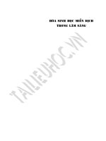 Hóa sinh học miễn dịch lâm sàng