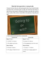 Phân biệt thì tương lai đơn và tương lai gần