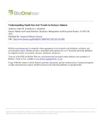 Understanding smolt survival trends in sockeye salmon