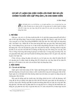 Cơ sở lý luận của việc chữa lỗi phát âm và lỗi chính tả đối với cặp phụ âm l n cho sinh viên