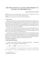 Một số đặc trưng của các bán vi phân féchet của hàm liên tục trên không gian n¡