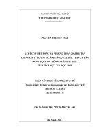 Xây dựng hệ thống và phương pháp giải bài tập chương VII lượng tử ánh sáng, vật lý 12 ban cơ bản trung học phổ thông nhằm phát huy tính tích cực của học sinh 