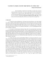 Vai trò của trọng âm tiết nhịp trong câu tiếng việt