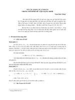 Về các dạng tựa chuẩn trong mô hình dữ liệu dạng khối