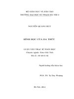 Hình học của đa thức