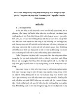 Luận văn: Nâng cao kỹ năng thực hành pháp luật trong dạy học phần “Công dân với pháp luật” ở trường THPT Nguyễn Khuyến Tỉnh Hà Nam