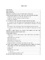 Đánh giá  thực trạng và một số giải pháp nâng cao hiệu quả sử dụng trung tâm thông tin thư viện trường Đại học Kinh tế Quốc dân