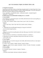 Cách làm bài tập trọng âm