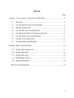 Tổng quan về hệ điều hành  Một số hệ điều hành thông dụng