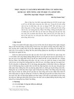 Thực trạng và giải pháp đổi mới công tác kiểm tra, đánh giá môn tiếng anh tin học của sinh viên trường đại học phạm văn đồng