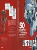 50 robots to draw and paint