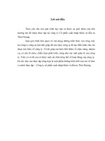 Thực tập tổng hợp công ty cổ phần xuất nhập khẩu và đầu tư thái dương