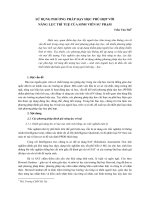 Sử dụng phương pháp dạy học phù hợp với năng lực trí tuệ của sinh viên sư phạm