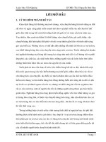 Luận văn tốt nghiệp lý thuyết phân chia tổn thất chung   bùi thế anh