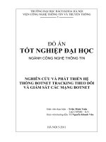 Nghiên cứu và phát triển hệ thống Botnet Tracking theo dõi và giám sát các mạng Botnet
