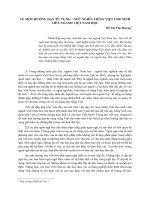 Về một hướng dạy từ vựng ngữ nghĩa tiếng việt cho sinh viên ngành việt nam học