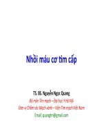 bài giảng nhôi máu cơ tim