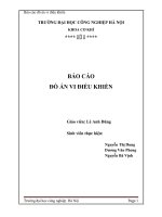 Thiết kế bộ đo và khống chế nhiệt độ hiển thị bằng màn hình tinh thể lỏng (LCD)