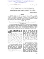 Các giải pháp thúc đẩy công tác chuẩn bị cho trẻ em khmer vào lớp 1 tại tỉnh sóc trăng 