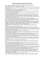 Đề thi công chức giáo viên THPT 2014