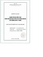 Nghiên cứu đặc điểm vi học thành phần hóa học và một số tác dụng sinh học của phương quyên tý thang