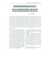 Kinh tế thị trường định hướng xã hội chủ nghĩa và vấn đề thực hiện công bằng, tiến bộ xã hội 