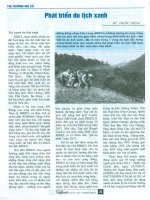 Phát triển du lịch xanh ở việt nam 