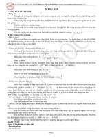 Ôn thi THPT quốc gia năm học 2015 2016   bài 10+11 đặc trưng vật lý và đặc trưng sinh lý của âm