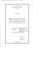 Nghiên cứu dược liệu cây ngoi ( solanum verrbascifolium l  solanaceae )