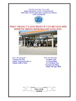 THỰC TRẠNG VÀ GIẢI PHÁP VỀ VẤN ĐỀ GIAN DỐI KINH TẾ TRONG KINH DOANH XĂNG DẦU