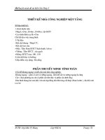 Thuyết minh đồ án kết cấu thép 2