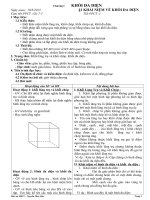 GIÁO ÁN HÌNH HỌC 12 HKI (2015 2016)