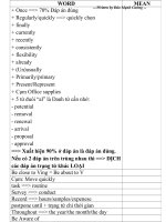 Cụm và từ vựng ECO 1 2 4   phần 1