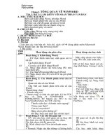 Giáo án tin học 9 cả năm 