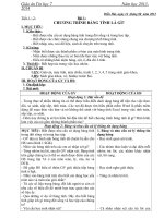 giáo án tin học lớp 7 full hay 