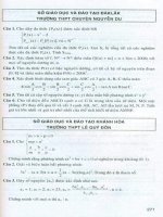 tuyển tập 20 năm đề thi olympic 30 tháng tư toán 11 p2