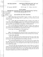 Đề án quy hoạch và phát triển ngành dệt may việt nam đến năm 2020 tầm nhìn 2030