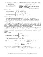 ĐỀ THI học SINH GIỎI môn TOÁN 12