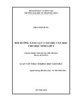 Bồi dưỡng năng lực cảm thụ văn học cho học sinh lớp 4 (LV01264)