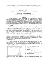 Nghiên cứu xử lý nước thải công nghiệp giấy bằng phương pháp keo tụ điện hóa   tuyển nổi sử dụng điện cực hợp kim nhôm hòa tan (TT)